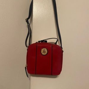 Red Tommy Hilfiger Square Shoulder bag
